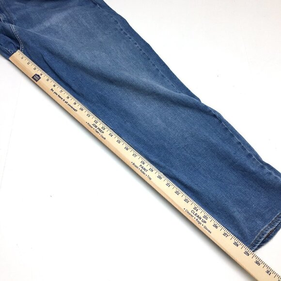 ASOS Women's Jeans Curvy Fit Straight Leg Light Wash Stretch size 18 length 29" - Picture 4 of 11